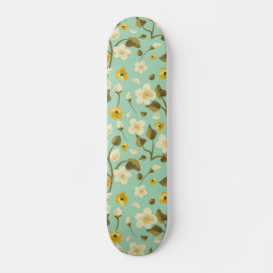 Skate Padrão de flores