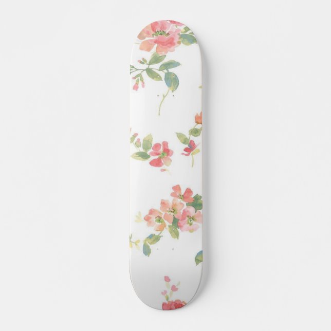 Skate Padrão de flores (Frente)