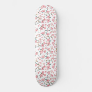Skate Padrão de Flores Sinistro