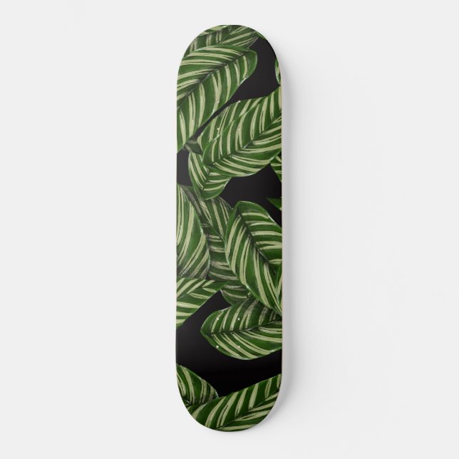 Skate Padrão de Folhas Tropicais (Frente)