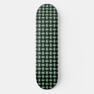 Skate Padrão de Fratura Preta Verde