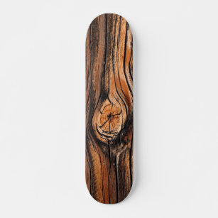 Skate Padrão de grão de madeira
