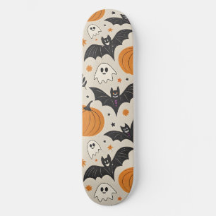 Skate Padrão de Halloween e outono