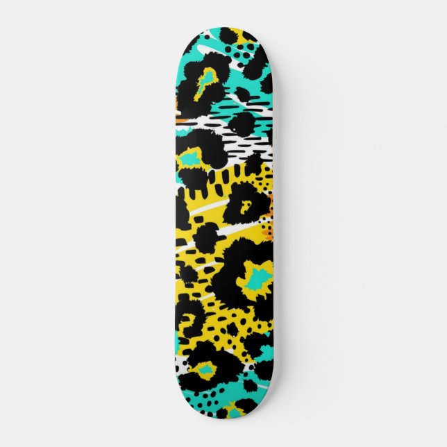 Skate Padrão de impressão animal (Frente)