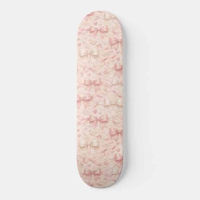 Skate Padrão de Laço Coquette (Frente)