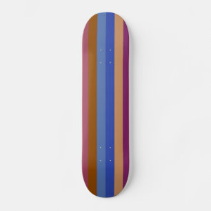 Skate Padrão de Listras de Cores Retrô 8
