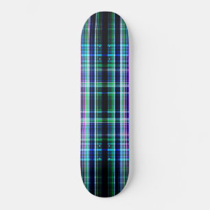 Skate Padrão de listras rugosas de safra azul