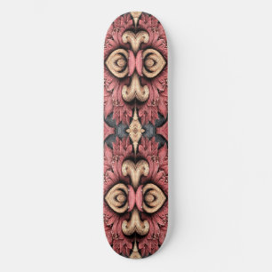 Skate Padrão de Mandala Barroca Floral Ornamentada