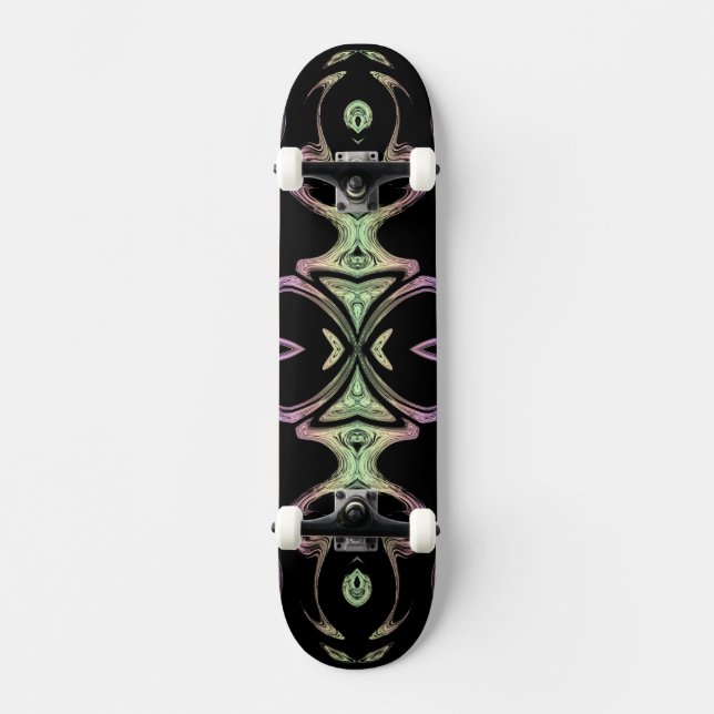Skate padrão de moda dourado moderno (Frente)