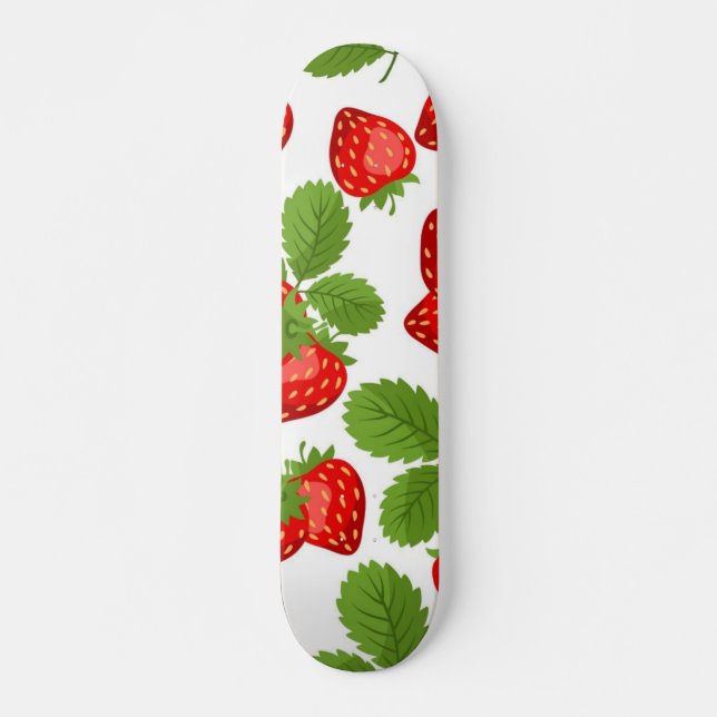 Skate Padrão de morango (Frente)