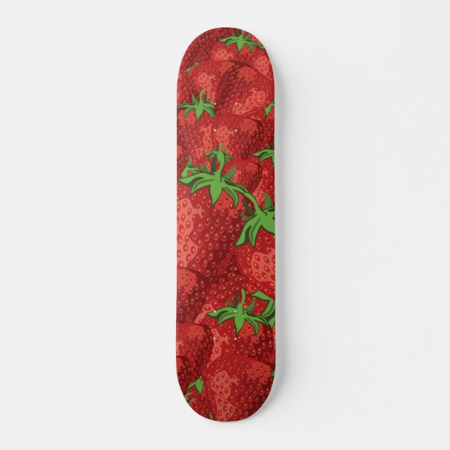 Skate Padrão de morango (Frente)