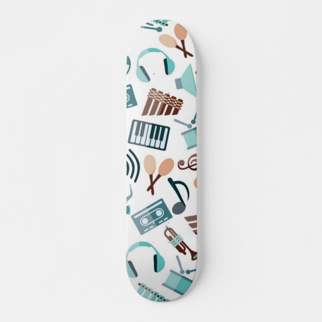 Skate Padrão de música (Frente)