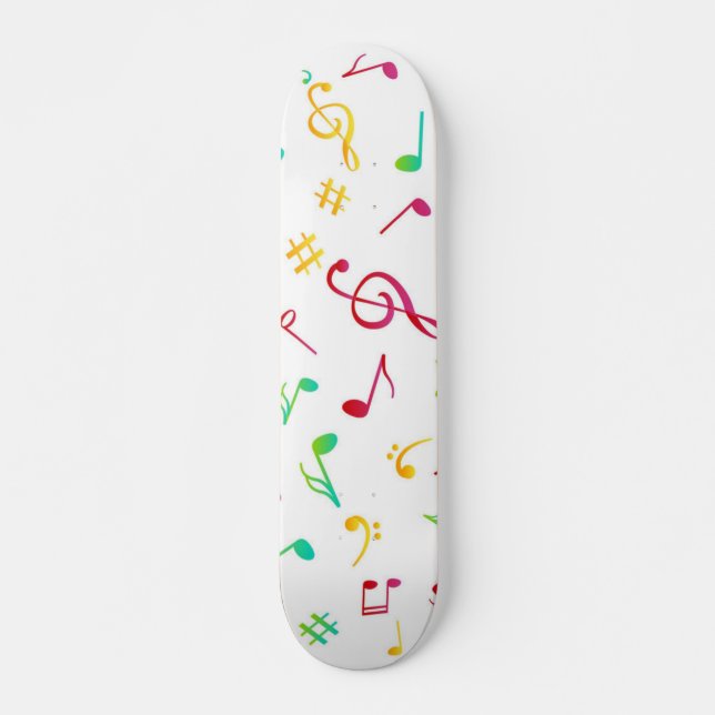 Skate Padrão de música (Frente)