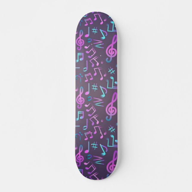 Skate Padrão de música (Frente)