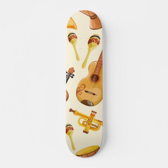 Skate Padrão de música (Frente)