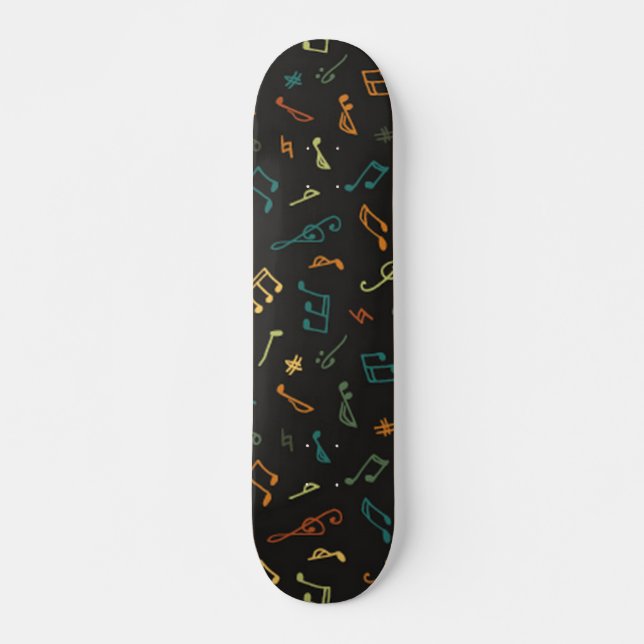 Skate Padrão de música (Frente)