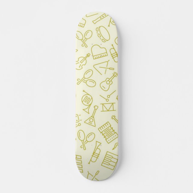 Skate Padrão de música (Frente)