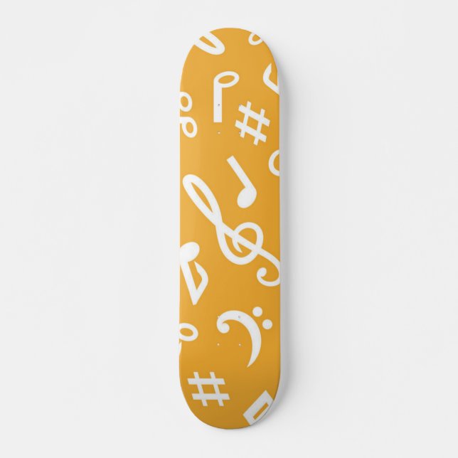 Skate Padrão de música (Frente)