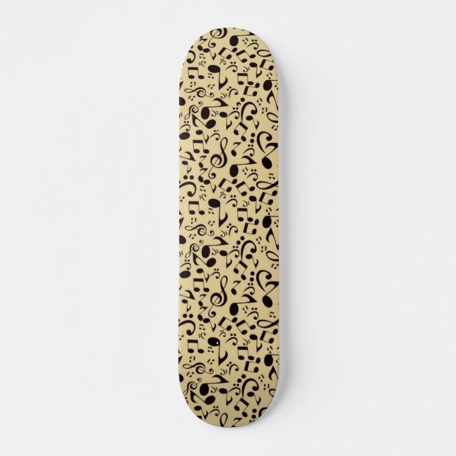 Skate Padrão de música (Frente)