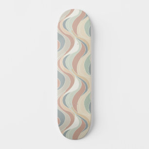 Skate Padrão de Onda Abstrata