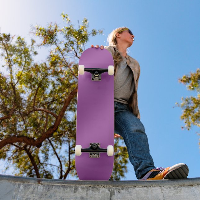 Skate Padrão de onda de gradiente roxo simples moderno (Ao ar livre 1)