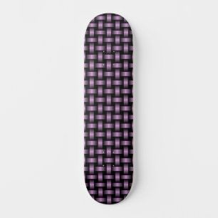 Skate Padrão de Onda Preta Roxo