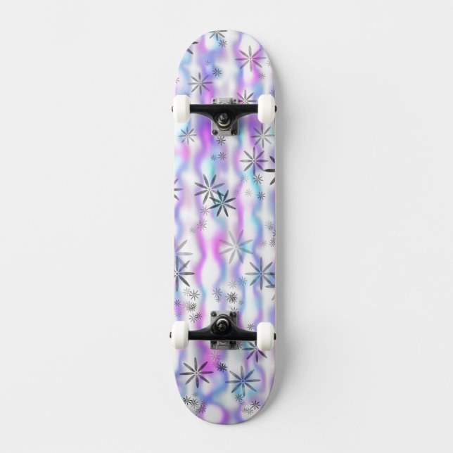 Skate Padrão de Ondas de Estrela Explosiva Sonhadora (Frente)