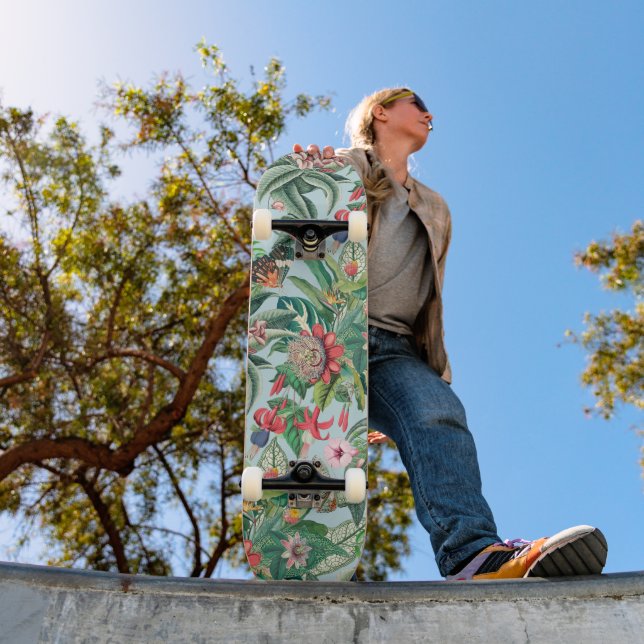 Skate Padrão de Paraíso Tropical (Ao ar livre 1)