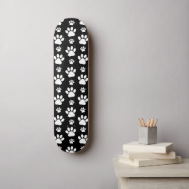 Skate Padrão de pata, impressões de pata, patas de cão, 