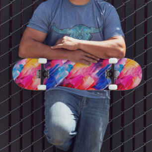 Skate padrão de pinceladas 2