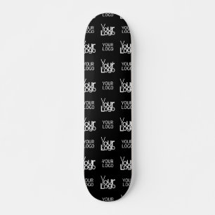 Skate Padrão de repetição de quaisquer dois logotipos ou