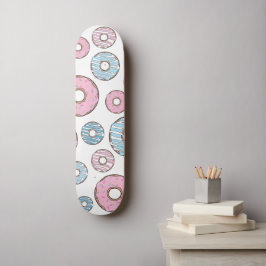Skate Padrão De Rosquinhas, Rosquinhas Rosa, Rosquinhas 