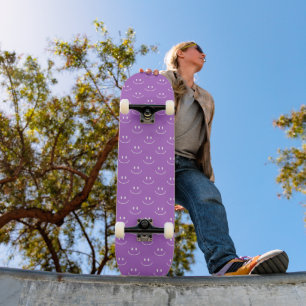 Skate Padrão de Sorriso Lilac