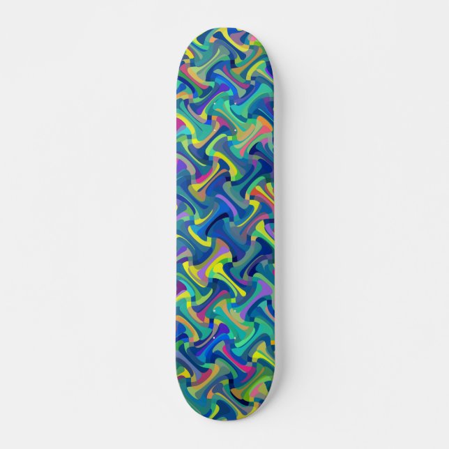 Skate Padrão de várias cores (Frente)