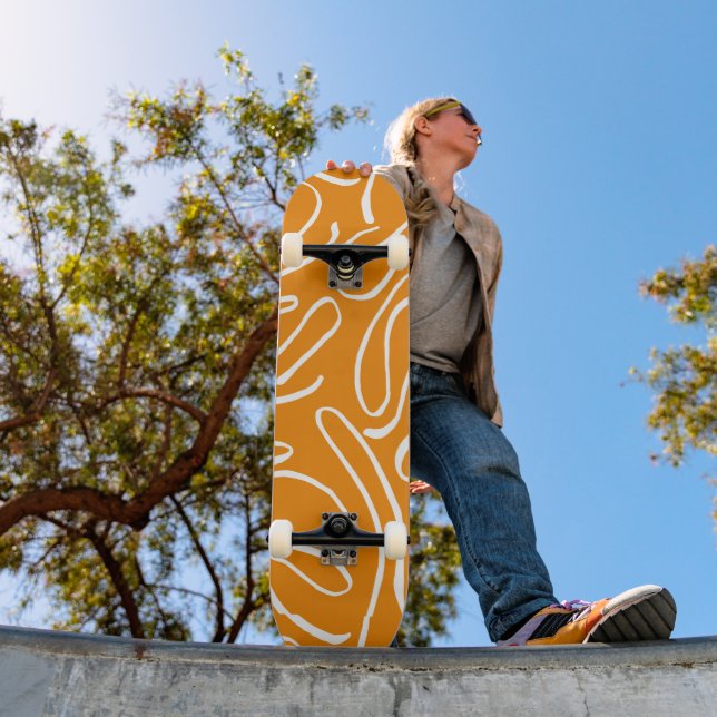 Skate Padrão de Vibrações Abstratas (Ao ar livre 1)