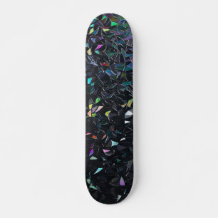 Skate Padrão de Vidro Pintado Abstrato Iridescente Perso