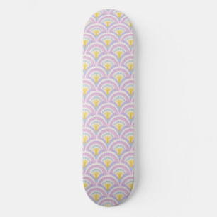 Skate Padrão de vieira pastel
