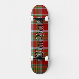 Skate Padrão de Xadrez Escocês do MacBain Tartan