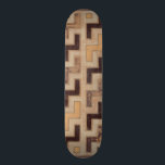 Skate Padrão Decorativo de Mudo Africano<br><div class="desc">Padrão africano decorativo de mudas de Norman Wyatt Jr. apresentando formas geométricas que parecem ajustados juntas. Ventiladores de Tetris ou formas geométricas devem fazer esta compra hoje!</div>