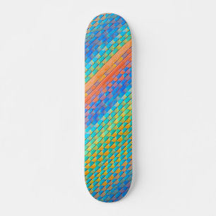 Skate Padrão digital colorido tecido por Abstrato