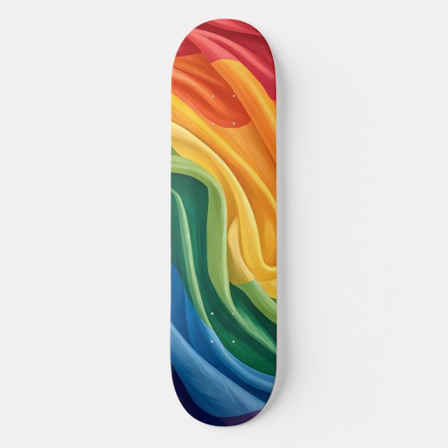 Skate padrão do mês do orgulho (Frente)