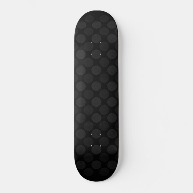 Skate Padrão dos círculos pretos com sombras retrorrefle (Frente)