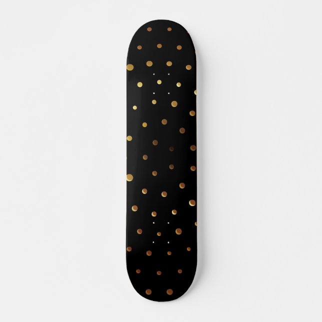 Skate Padrão Dourado 6 (Frente)