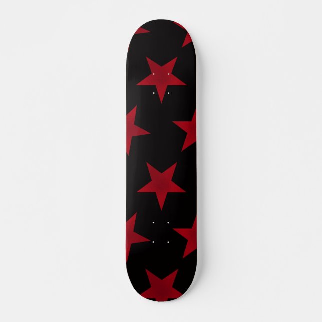 Skate Padrão Estrelas Douradas 8 (Frente)