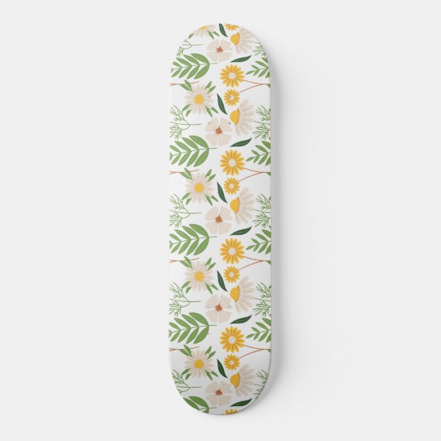 Skate Padrão Floral (Frente)