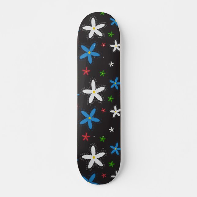 Skate Padrão Floral  (Frente)