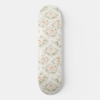 Skate Padrão Floral de Noiva