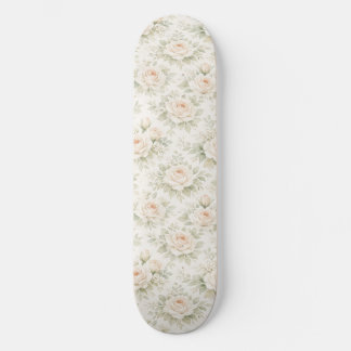 Skate Padrão Floral de Noiva