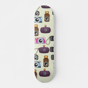 Skate Padrão Fofo de Câmeras