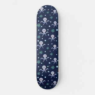 Skate Padrão Fofo de Polvo